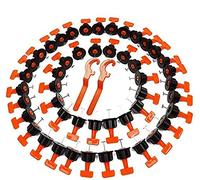 Tile spacers， Tile Leveler Adjuster Kit - Reusable Leveling System for Flat Ceramic Floor and Wall Construction(100pcs)