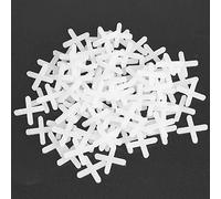 Tile Spacers, Tile Leveling System 2000Pcs 3mm Reuseable Ceramic Tiler Spacer Tile Leveling Clips Cross Plastic Tile Plumber Leveling System or Ceramic Tile and Stone Installation