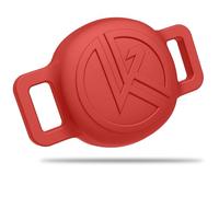 Tile Sticker Cat Collar Holder: The Smallest, Lightest, and Most Comfortable Tracking Case for Cats - Track Your Pet with iPhone Samsung Android Device - GPS for Boy Girl Kittens (Red)