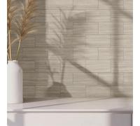 Tile Stickers Abstract Grey Brown Kitchen Stick On Tiles Transfers PVC Self Adhesive Tiles Durable Peel and Stick Floor Tile Stickers for Bathroom Kitchen Oil-Proof Removable 10x20cm/32 Pcs