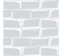Tile Stickers Baby Blue Kitchen Bathroom Backsplash, Wall Tile Stickers Peel and Stick DIY, On Tile Transfers Covers Decals Self Adhesive Vinyl Waterproof 20X20Cm