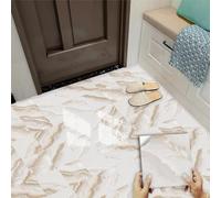 Tile Stickers Beige Marble Vinyl Waterproof Peel and Stick Tiles Kitchen,Bathroom Tile Stickers,Backsplash for Kitchen,Floor Tiles Self Adhesive,DIY Home Decor 10 PC(15x15cm)