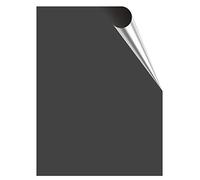 Tile Stickers, Coloured Gloss, use on 150mm x 200mm / 15cm x 20cm / 6 x 8 Inch Tiles, Waterproof for Kitchen, Splashback, Bathroom, Self Adhesive, Peel and Stick, Removable (Charcoal, 50)