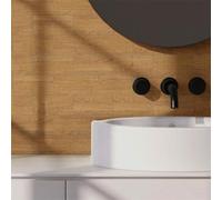 Tile Stickers Elegant Brown Pattern Kitchen Stick On Tiles Transfers PVC Self Adhesive Tiles Durable Peel and Stick Floor Tile Stickers for Bathroom Kitchen Oil-Proof Removable 10x20cm/96 Pcs
