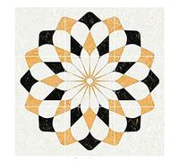 Tile Stickers Modern Geometric Yellow Stick on Tiles PVC Tile Stickers for Kitchen Heat Resistant Tile Stickers for Bathroom Waterproof Self Adhesive Tiles for Walls Peel and Stick Wallpaper 10x10cm