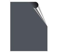 Tile Stickers Pack of 25 Dark Grey Gloss, for use on 200mm x 250mm / 20cm x 25cm / 8 x 10 Inch Tiles, Waterproof for Kitchen, Splashback, for Bathroom, Self Adhesive, Peel and Stick, Removable