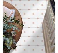 Tile Stickers Pink Geometry Kitchen Tile Stickers,Brick Bathroom Self Adhesive Peel and Stick Wall Sticker Vinyl Splashback Wall Stick On Tiles for Home Decor