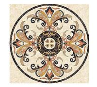 Tile Stickers Vintage Khaki Print Stick on Tiles PVC Tile Stickers for Kitchen Heat Resistant Tile Stickers for Bathroom Waterproof Self Adhesive Tiles for Walls Peel and Stick Wallpaper 15x15cm