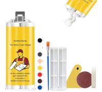 Tile Stone Crack Repair Kit, Multifunctional Ceramic Stone Tile Floor Crack Repair Kit, Tile Granite and Marble Repair Kit, Tile Repair Paste with Tool Kit, 85g (1)
