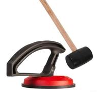 Tile Suction Cup Tool Kit with Hammer for Floor Gap Repair on Composite, Vinyl, Solid Wood Surfaces, Rubber Grip for Textured Flooring(2)