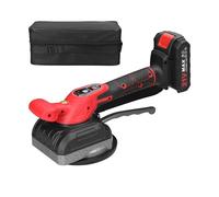 Tile Tiling Machine 21V Electric Tile Tiling Machine Wall Floor Tiles Laying Vibrating Tool Home Decoration Utility Tools with Enlarged Suction Cup Strong Suction(1pcs Battery)