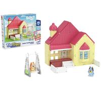 Tile Town Bluey Heeler Home Magnetic Tiles Construction Building Playset with Bluey and Bingo Figures, Kids 3-5+, New Action Tiles for Action Play, Realistic Builds, STEM Creative Toy
