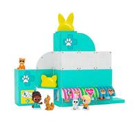 Tile Town Pet Vet Magnetic Tiles Set, 48 Piece Magnet Tiles for Kids with Sound and Lights, Innovative Action Play Kids Magnetic Tile Toys, Ages 3-6