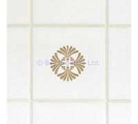 Tile Transfers Water Slide Decal Inset Victorian Fantini Gold 5 Pack