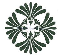 Tile Transfers Water Slide Decal Inset Victorian Fantini Jade Green 5 Pack