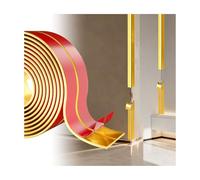 Tile Trim, Wall Corner Protectors, Self Adhesive Plastic Trim, Flexible Worktop Edging Strip for Tile Edging, Ceiling, Furniture, Countertop Frame (Gold 2cm×4m)