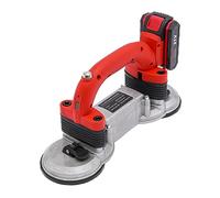 Tile Vibration Tool 128 x 128mm Suction Cup Vibrator Handheld Tiling Leveling 6 Gears Adjustable Tile Installation Tool Handheld 100kg Adsorption Capacity Tile Installation Leveling Machine