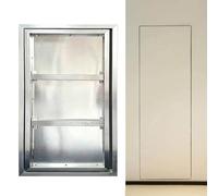 Tileable Access Panel Door Metal, Push-Lock Design Wall Hole Cover, 120° Opening and Closing, for Residential Buildings, Commercial Buildings, Industrial Plants(70 * 150cm/27.6 * 59in)