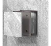 Tileable Drywall Access Panel, Recessed Inspection Hatch Door, Invisible Plumbing Service Door, Wall Hole Cover for Home/Commercial Use (White, 12x12cm/4.75"x4.75")