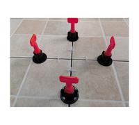 Tileasy 50 Piece T Bar Tile Levelling Kit | Red | 6mm x 17mm x 6mm