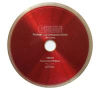 Tileasy Professional Wet Continuous Blade with 10mm Diamond Cutting Rim | Red | 180mm