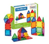 Tileblox 14-Piece Magnetic Building Blocks Tiles for Age 3+, Educational STEM toy for Boys and Girls