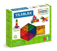 Tileblox rainbow set 30 pcs with magnetic board