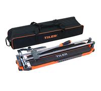 TILER 25 Inch Manual Tile Cutter, Professional Procelain Ceramic Tile Cutter with Free Bag, Removable Scale & Tungsten Carbide Cutting Wheel, Anti-Skid Feet 8106X