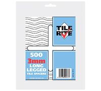 Tilerite 3mm Long Leg Tile Spacers - Pack of 500