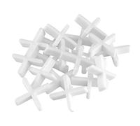 TILERS CHOICE™ 4mm Tile Spacers - 250 Pack | Precision Plastic Cross Spacers for Wall & Floor Tiles | Uniform Grout Gaps | Reusable & Easy to Use | White Tiling Tools