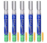 Tiles Grout Pen, 5 PCS Grout Pen, Tile Gap Repair Refresh, Waterproof Grout Marker Pen, for Wall and Floor Repair - Restoring Joints in Bathrooms and Kitchen (Silvery)