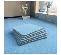 Tiles Interlocking Puzzle Foam Mat With Straight Edges For Playing - PE Crawling Mat Floor Work Out Mats For Home Gym(Blue,20pcs)
