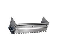 Tiles Laying Tool Stainless Steel Notched Trowel Mortar Comb Adjustable Width Height for Smooth Adhesive Spreading Adjustable Notched Trowel with Levelers for Flooring Projects