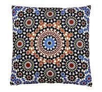 Tiles Mosaic Moroccan Original Cushion Covers - Moorish Arabesque Style Zellige Pillow Cover - Home Decor Cushion - 43 x 43 cm