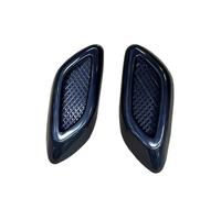 TILIEINE Car Front Side Air Vent Cover Car Fender Trim Decorative Intake Universal Auto Air Flow Bumper Side Vent Decal(2pcs black)