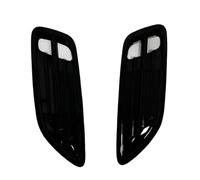 TILIEINE Car Front Side Air Vent Cover Fit For Kia Stinger 2018-2023 Exterior Side Fender Vent Cover Trim Heat Dissipation Outlet Decoration(B Carbon Look)