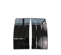 TILIEINE Car Front Side Air Vent Cover Fit For RANGE ROVER VOGUE 2013-2020 Side Door Fender Air Vents Trim Chrome Line(All black A)