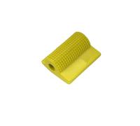 TILIEINE Motorbike Foot Rests Universal Motorcycle Shift Gear Lever Pedal Rubber Cover Anti-Skid Shoe Protector Foot Peg Toe Gel Sleeve Foot Pedals Rests(Yellow)