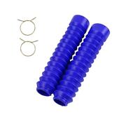 TILIEINE Motorcycle Fork Cover Gaiters Fit For Dirt Pit Bike Off Motorcycle Front Fork Shock Dust Covers Gaiters Boots Rubber Protector Boot(Blue)