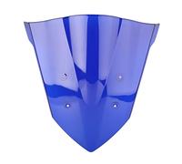 TILIEINE Motorcycle Windshield Fit For CBR650F CBR650 F Cbr 650F 650 F 2014 2015 2016 2017 Motorcycle Double Bubble Windshield Windscreen(Blue)