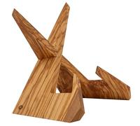 TILISMA Wooden Cook Book Stand - Handmade Olive Cookbook Holder for Reading Hands Free - Plate Stand for Kitchen Counter - Reading Accessories for Kitchen - Holder for Recipes, Books, Ipad and Tablet