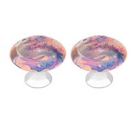 Tilivyx Door Knobs Decorative Beautiful Seahorse Unicorn Drawer Handles Cabinet Pull Handles for Cupboard Wardrobes Bedside Table Bookcase 2 PCS