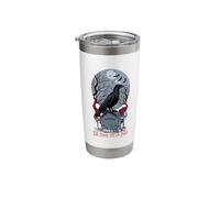 Till Death Do Us Part Black Crow Graveyard Stainless Steel Insulated Tumbler