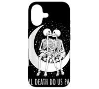 Till death do us part Skeleton Couple Moon Music Case for iPhone 17