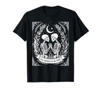 Till Death Do Us Part Spooky Season Happy Halloween Skeleton T-Shirt
