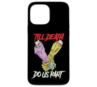 Till Death Do Us Part Zombie Hands Death Pastel Goth Couple Case for iPhone 13 Pro Max