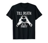 Till Death Do Us Party Zombies Couples Halloween Costumes T-Shirt