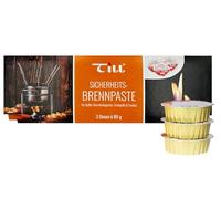 Till Fondue Gel 1x set of 80g 3 pieces pots per pack