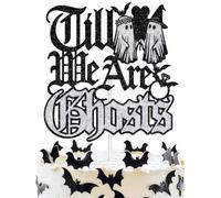 Till We Are Ghost Cake Topper, Bride or Die, Halloween Ghost Spooky Wedding Bridal Shower Party Decorations Supplies