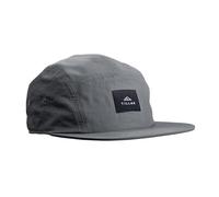 Tillak Wallowa Camp Hat, Lightweight Nylon 5 Panel Cap with Snap Closure (Basalt Grey)